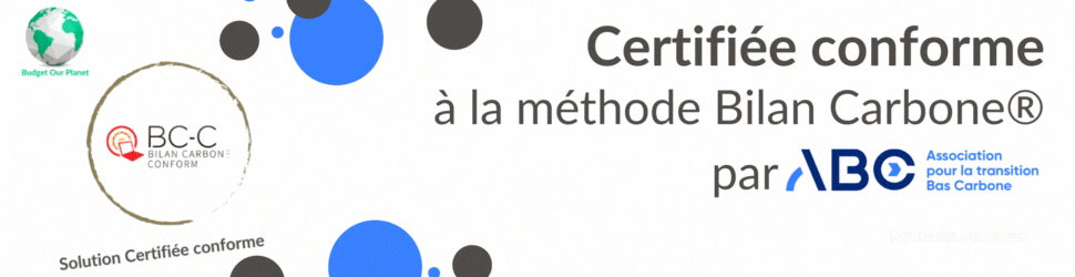 Image related to post "Budget Our Planet conforme à la méthodologie Bilan Carbone® selon l'ABC"